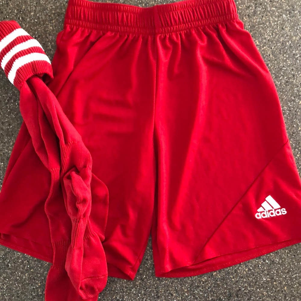 Youth X Large soccer shorts and socks